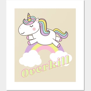 overkill ll unicorn Posters and Art